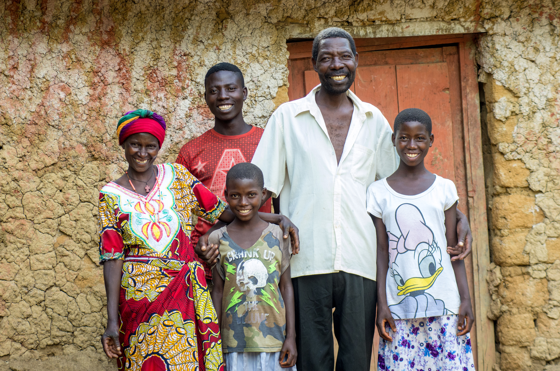 Scholastique and her husband are looking forward to a brighter future