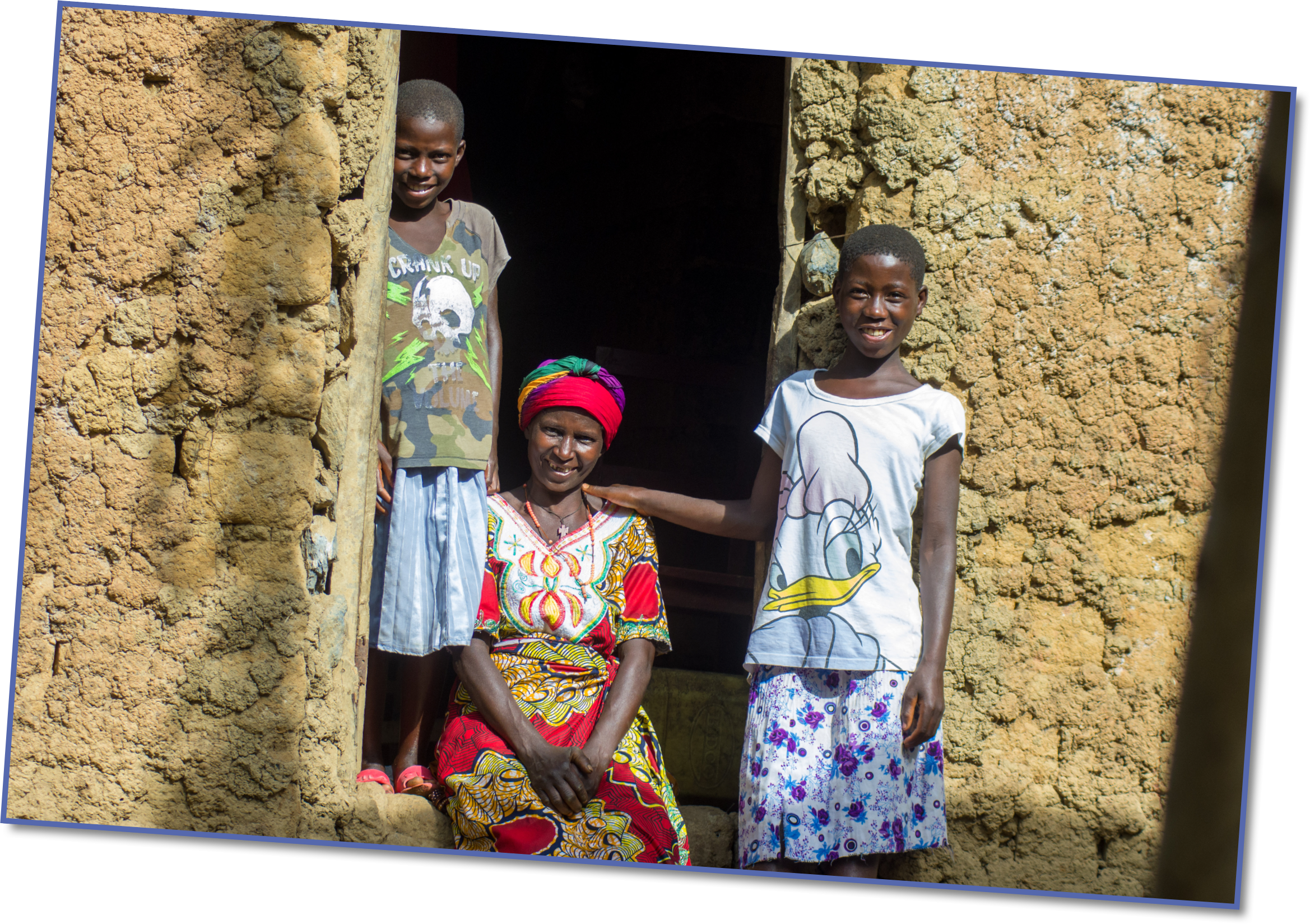 Scholastique has learned that using manure from her animals improves her soil and crops