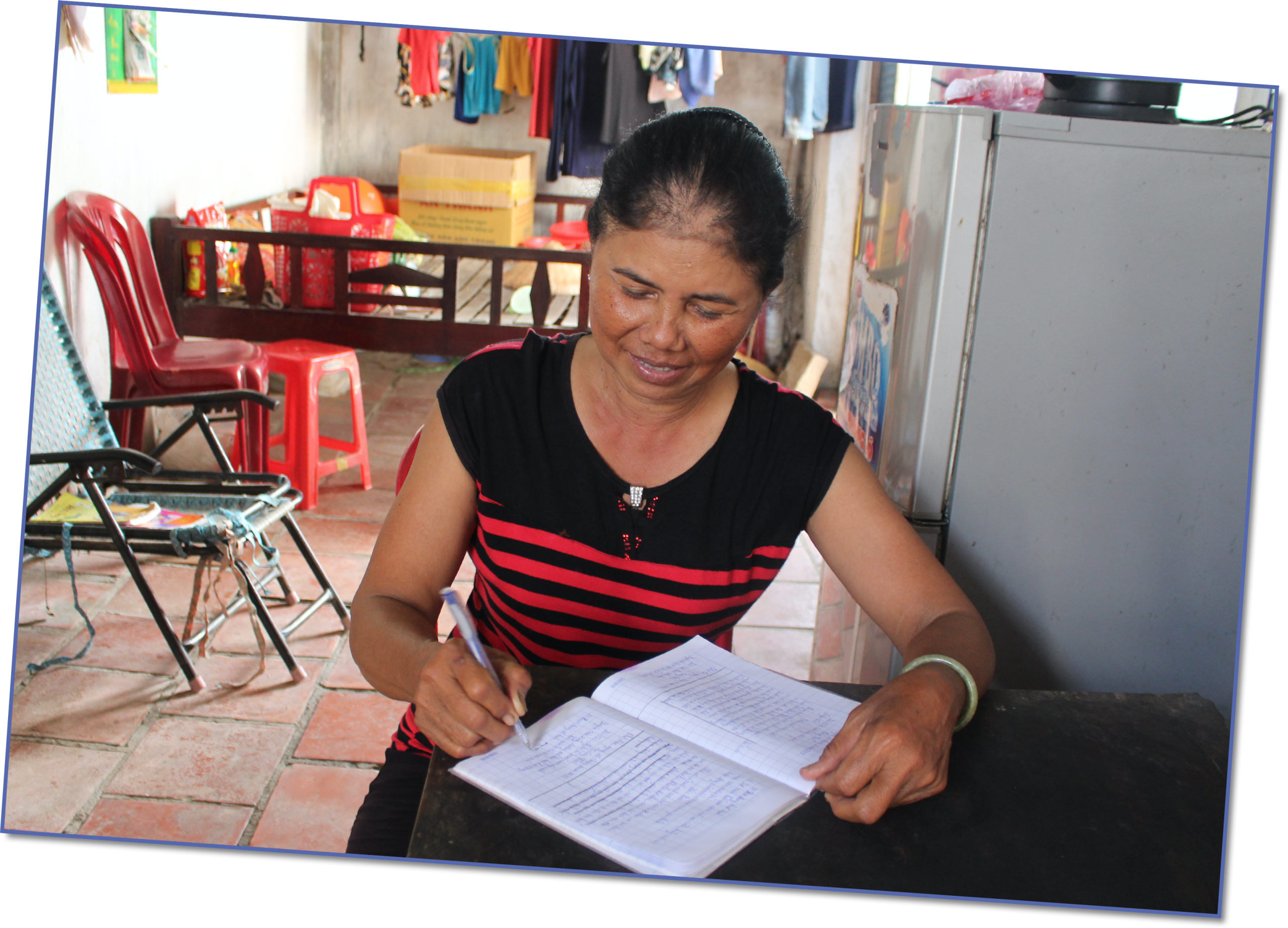 Thanks to her improved income, Kim is determined that her granddaughter will finish her education