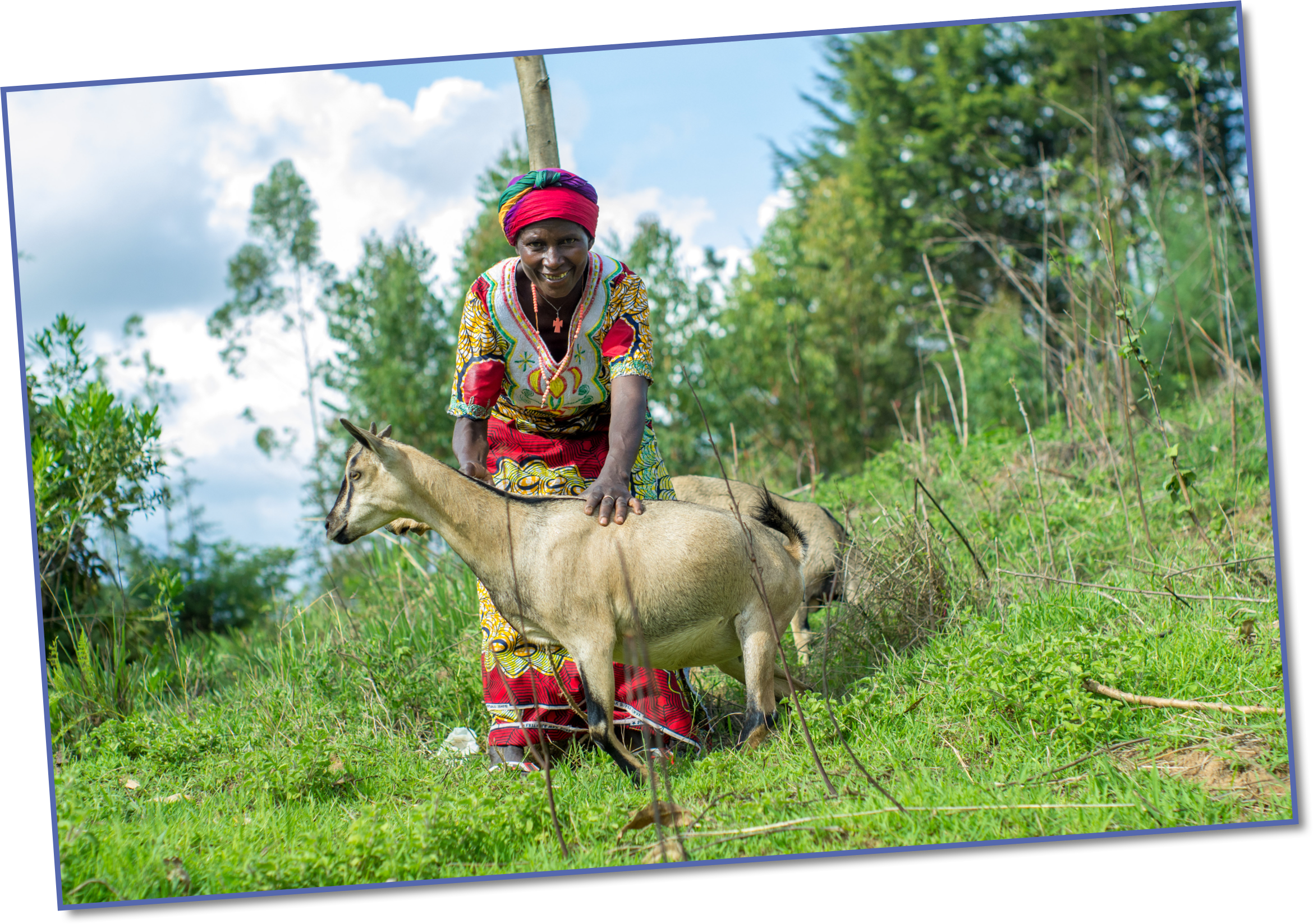 Scholastique’s harvests have improved significantly since attending the ActionAid farming workshop