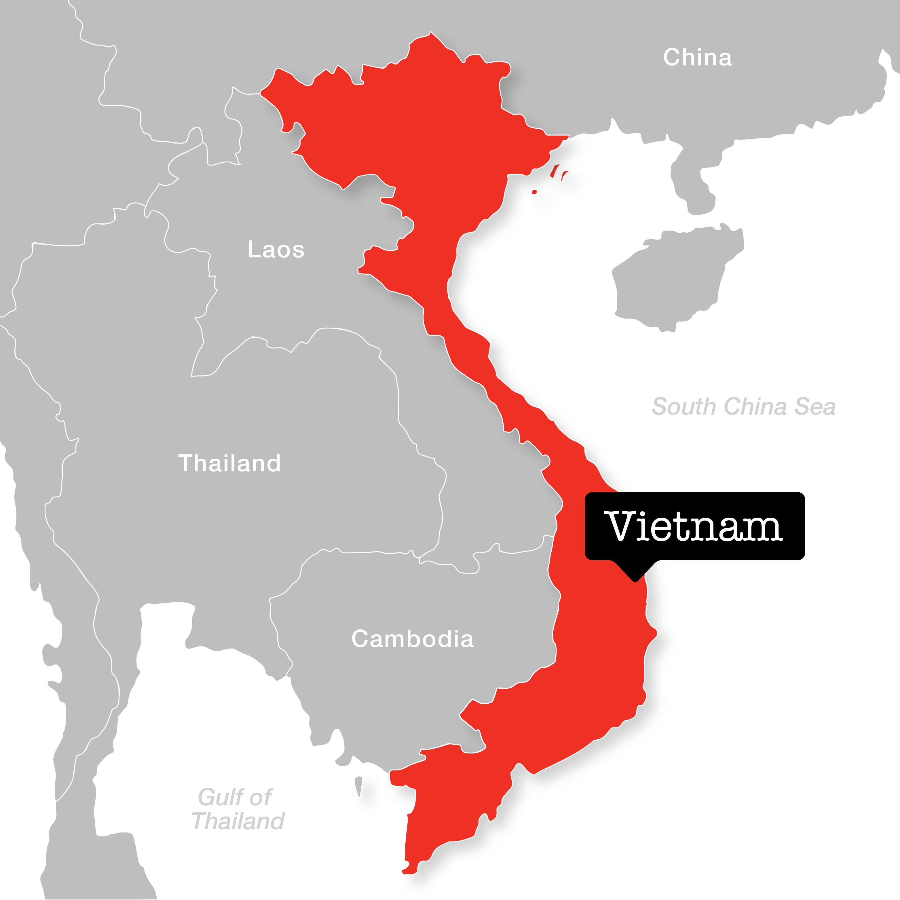 Map of Vietnam