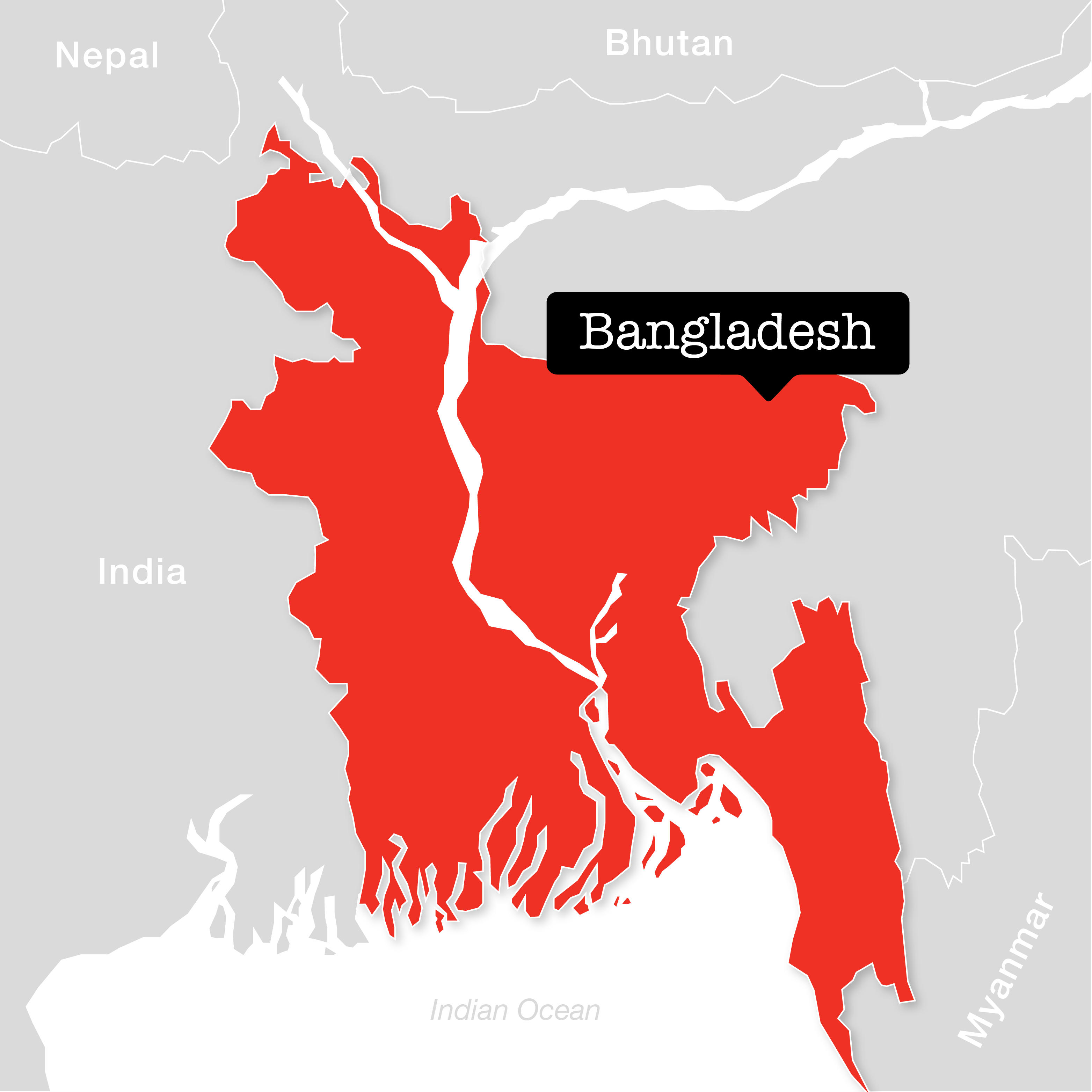Map of Bangladesh