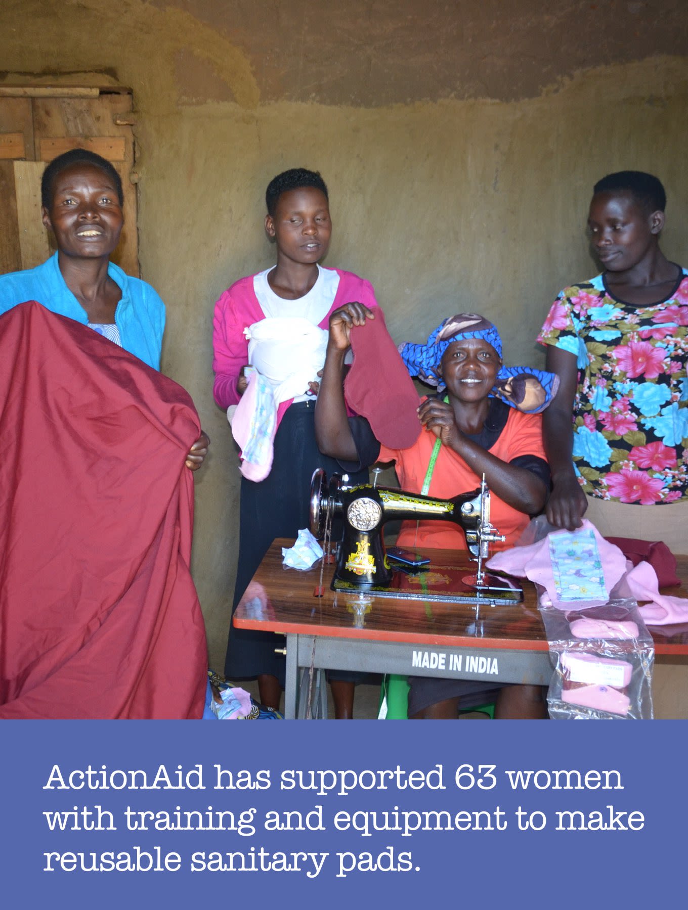 Esther is helping to end period poverty