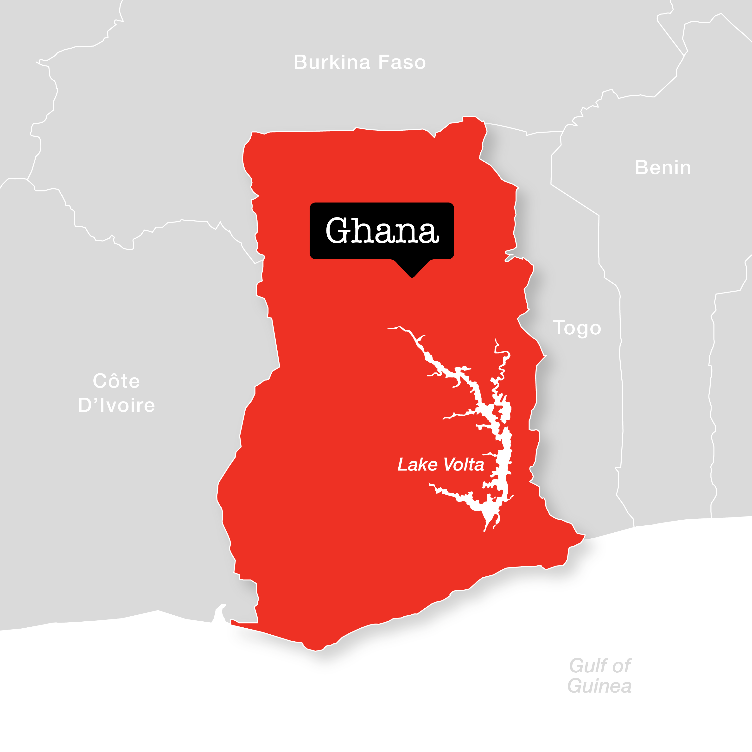 Ghana map