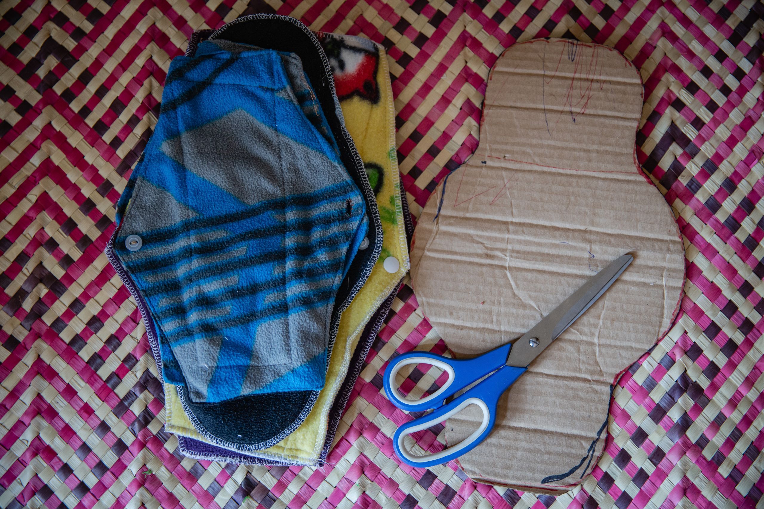 Reusable sanitary pads, part of ActionAid's women's photography campaign