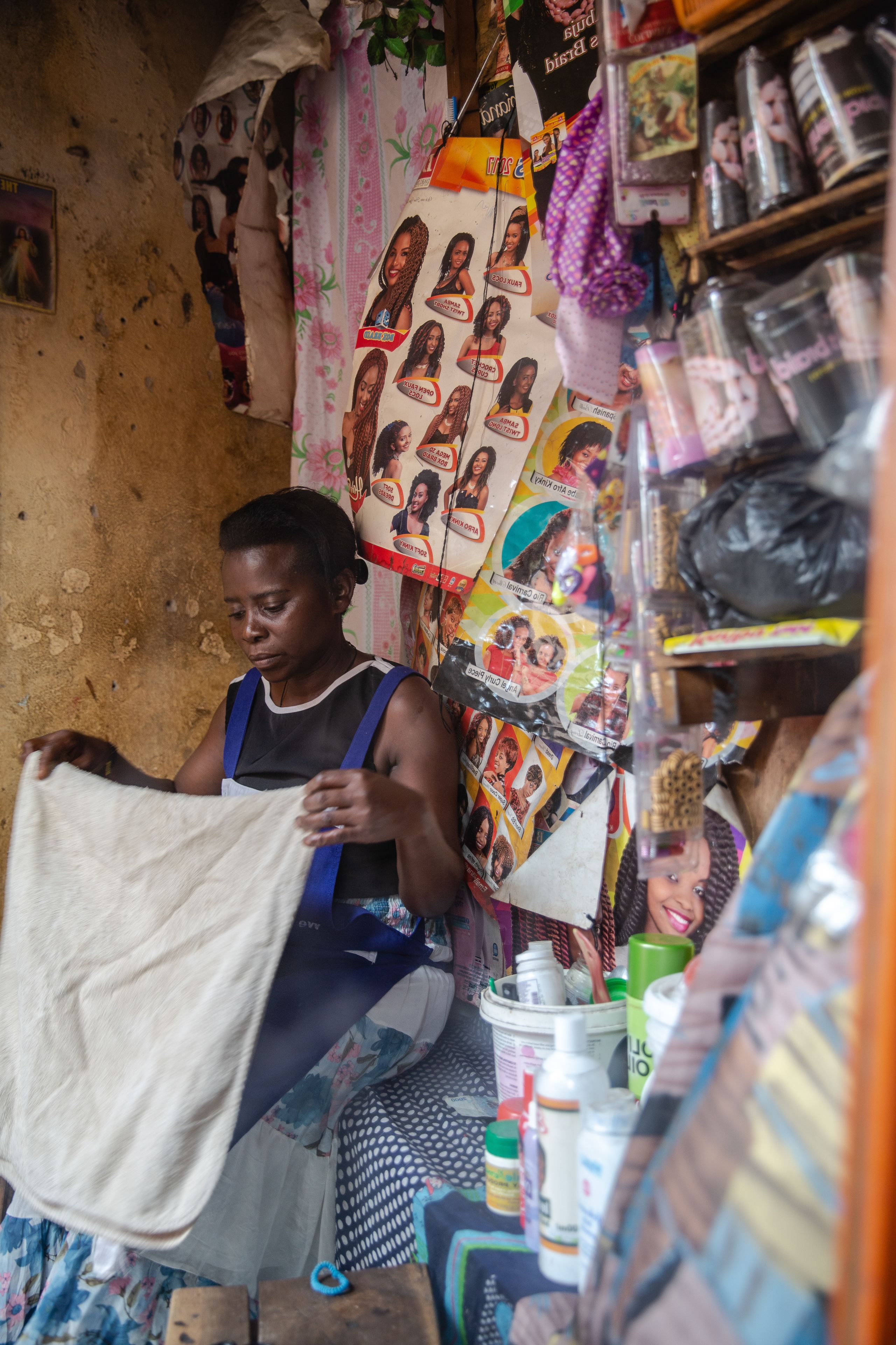 ActionAid women's photography: Cossy at her home in Uganda