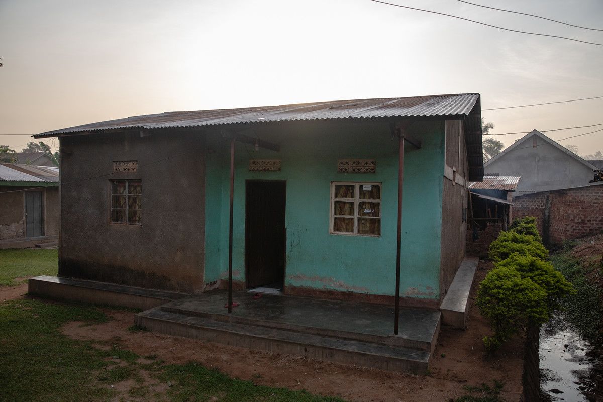 Margaret Kasolo's home in Lusaze, Kampala.